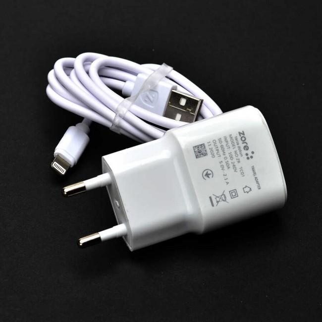 Zore Metro Serisi ZR-TC01 Lightning 2 in 1 Şarj Seti Zore Metro Serisi ZR-TC01 Lightning 2 in 1 Şarj Seti