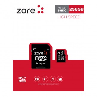 Zore Micro SD Hafıza Kartı 256GB Zore Micro SD Hafıza Kartı 256GB