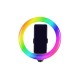 Zore MJ20 RGB Light 8 inç Işıklı Telefon Tutucu Ring Light Zore MJ20 RGB Light 8 inç Işıklı Telefon Tutucu Ring Light