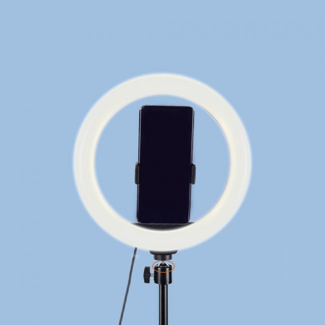 Zore MJ20 RGB Light 8 inç Işıklı Telefon Tutucu Ring Light Zore MJ20 RGB Light 8 inç Işıklı Telefon Tutucu Ring Light