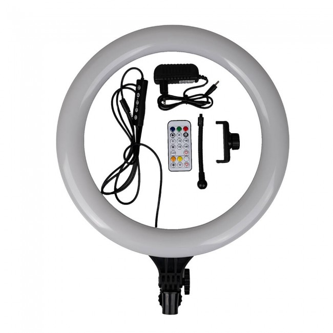 Zore MJ38 RGB 25W Ring Light Canlı Yayın 38cm USB'li ve Telefon Stand Zore MJ38 RGB 25W Ring Light Canlı Yayın 38cm USB'li ve Telefon Stand