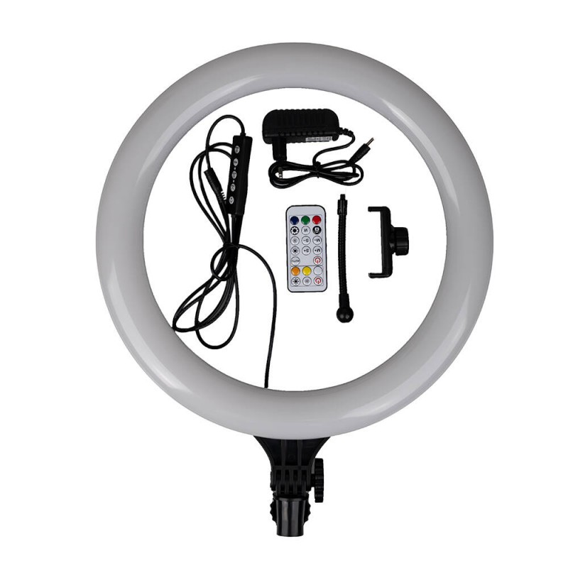 Bal-z  MJ38 RGB 25W Ring Light Canlı Yayın 38cm USB'li ve Telefon Stand
