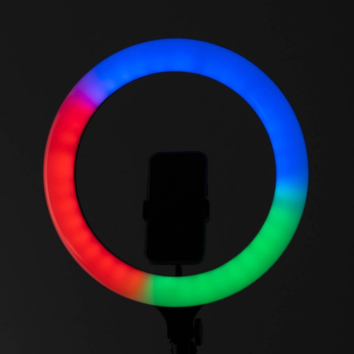 Zore MJ38 RGB 25W Ring Light Canlı Yayın 38cm USB'li ve Telefon Stand