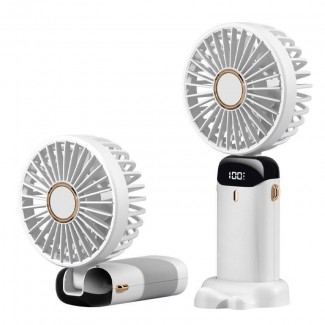 Zore N15 Dijital LED Göstergeli Katlanabilir Askılıklı Portatif Mini Vantilatör Soğutucu El Fanı Zore N15 Dijital LED Göstergeli Katlanabilir Askılıklı Portatif Mini Vantilatör Soğutucu El Fanı