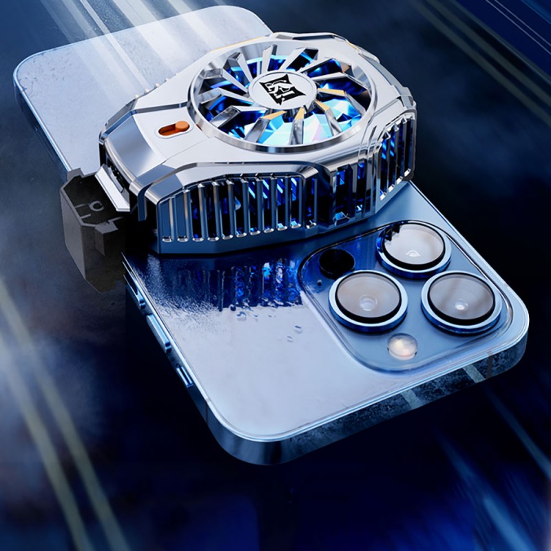 Bal-z  N15 Gümüş Kaplama 2 Kademeli TEC Soğutma Sistemli Telefon Soğutucu Fan