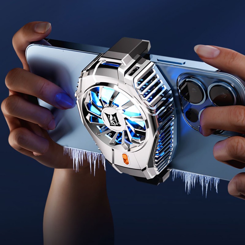 Bal-z  N15 Gümüş Kaplama 2 Kademeli TEC Soğutma Sistemli Telefon Soğutucu Fan