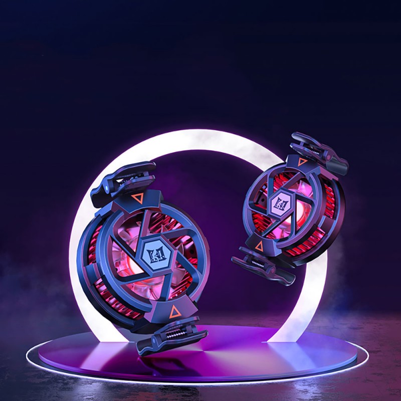 Bal-z  N5 Magnetik Yapıştırmalı 10W TEC Soğutma Sistemli RGB Işıklı Telefon Soğutucu Fan