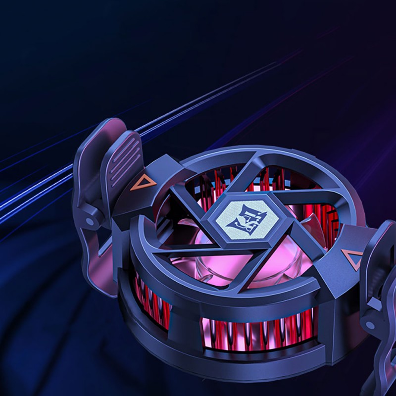 Bal-z  N5 Magnetik Yapıştırmalı 10W TEC Soğutma Sistemli RGB Işıklı Telefon Soğutucu Fan