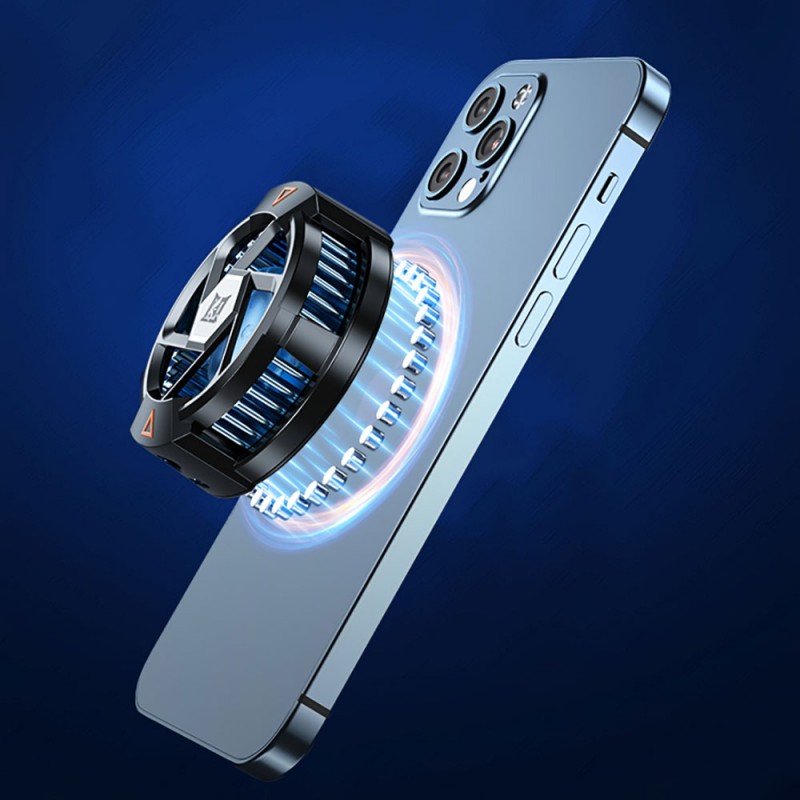 Bal-z  N5 Magnetik Yapıştırmalı 10W TEC Soğutma Sistemli RGB Işıklı Telefon Soğutucu Fan