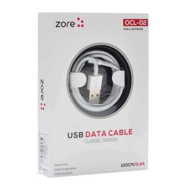 Zore OCL-02 Lightning Usb Kablo Zore OCL-02 Lightning Usb Kablo