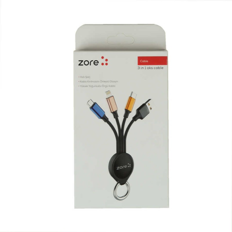 Bal-z  OKS 3 in 1 Usb Kablo