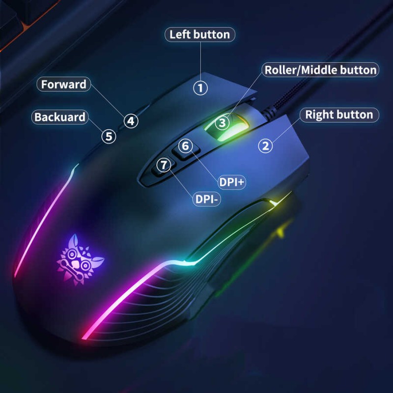 Bal-z  Onikuma CW905 RGB Oyuncu Mouse