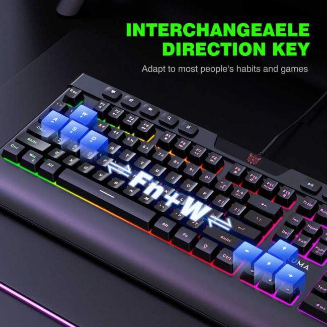 Zore Onikuma G21 RGB Oyuncu Klavye Mouse Seti Zore Onikuma G21 RGB Oyuncu Klavye Mouse Seti