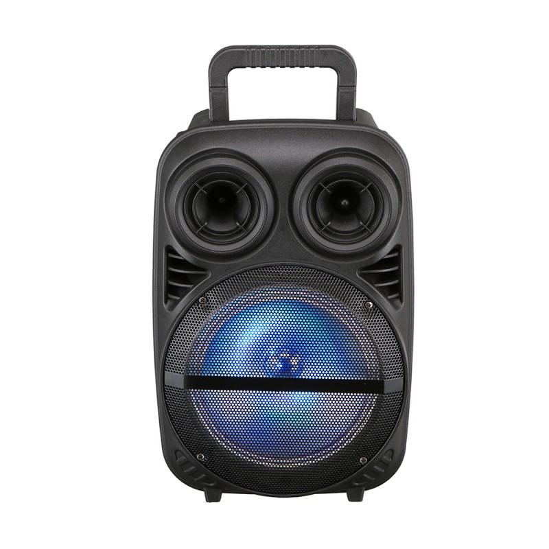 Bal-z Zore PK-15 FM Radyolu Mikrofonlu RGB TWS 8 inç Stereo Bass Kablosuz Karaoke Hoparlör