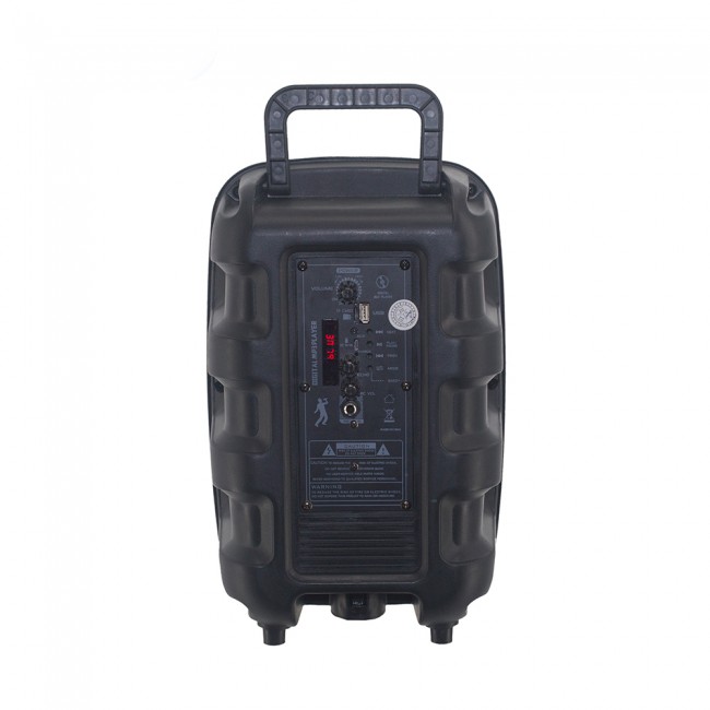 Zore PK-15 FM Radyolu Mikrofonlu RGB TWS 8 inç Stereo Bass Kablosuz Karaoke Hoparlör Zore PK-15 FM Radyolu Mikrofonlu RGB TWS 8 inç Stereo Bass Kablosuz Karaoke Hoparlör