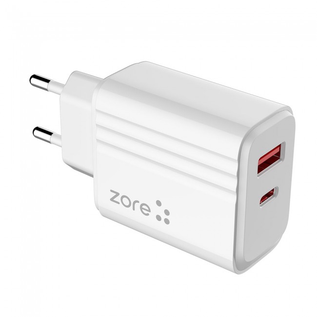 Zore Play Serisi PL3 Lightning 2in1 Seyahat Şarj Aleti 20W Zore Play Serisi PL3 Lightning 2in1 Seyahat Şarj Aleti 20W