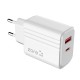 Zore Play Serisi PL3 Lightning 2in1 Seyahat Şarj Aleti 20W Zore Play Serisi PL3 Lightning 2in1 Seyahat Şarj Aleti 20W