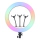 Zore RGB Light 56cm Işıklı Telefon Tutucu Ring Light Zore RGB Light 56cm Işıklı Telefon Tutucu Ring Light