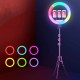Zore RGB Light 56cm Işıklı Telefon Tutucu Ring Light Zore RGB Light 56cm Işıklı Telefon Tutucu Ring Light