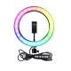 Zore RGB MJ-33 Işıklı Telefon Tutucu Ring Light Zore RGB MJ-33 Işıklı Telefon Tutucu Ring Light
