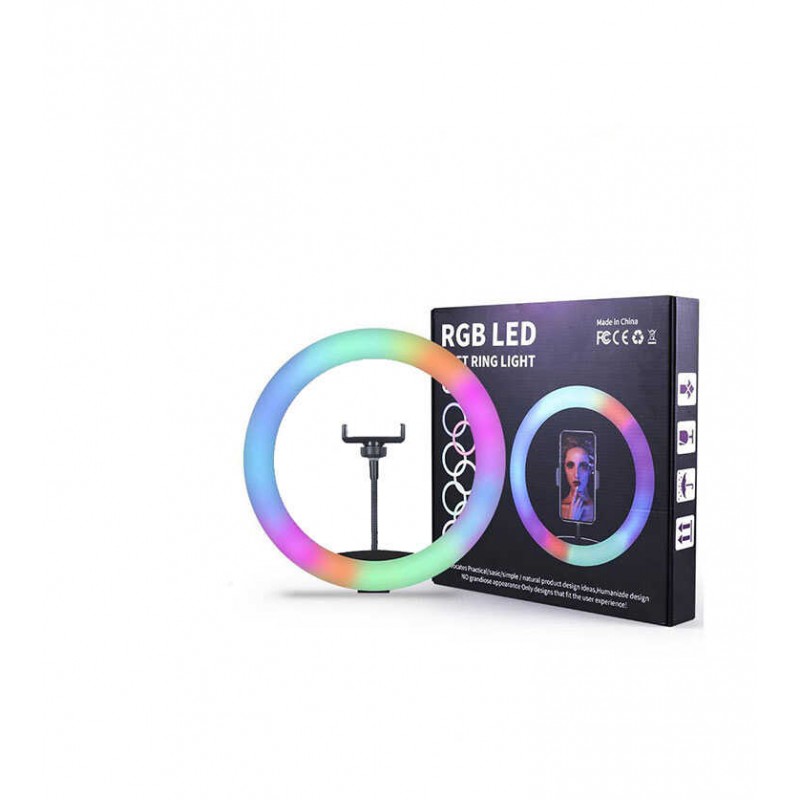 Bal-z  RGB MJ-33 Işıklı Telefon Tutucu Ring Light