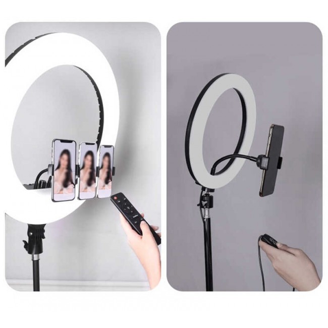 Zore RL-21 Işıklı Telefon Tutucu Ring Light Zore RL-21 Işıklı Telefon Tutucu Ring Light