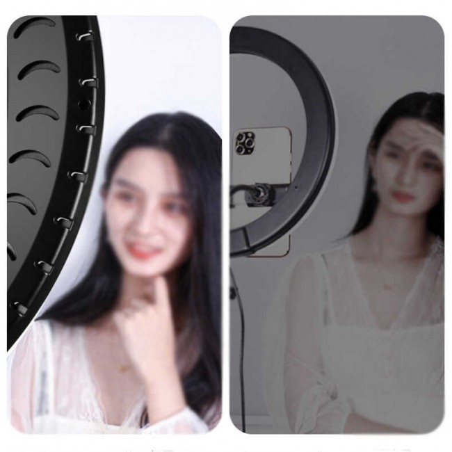 Zore RL-21 Işıklı Telefon Tutucu Ring Light Zore RL-21 Işıklı Telefon Tutucu Ring Light