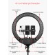 Zore RL-18 Işıklı Telefon Tutucu Ring Light Zore RL-18 Işıklı Telefon Tutucu Ring Light