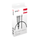 Zore Shira Serisi 3in1 USB Kablo 30cm Zore Shira Serisi 3in1 USB Kablo 30cm