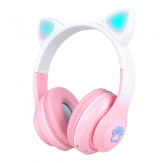 Zore STN-28 Pro Kedi Kulaklı Tasarımlı RGB Işıklı Bluetooth Kulaklık Zore STN-28 Pro Kedi Kulaklı Tasarımlı RGB Işıklı Bluetooth Kulaklık