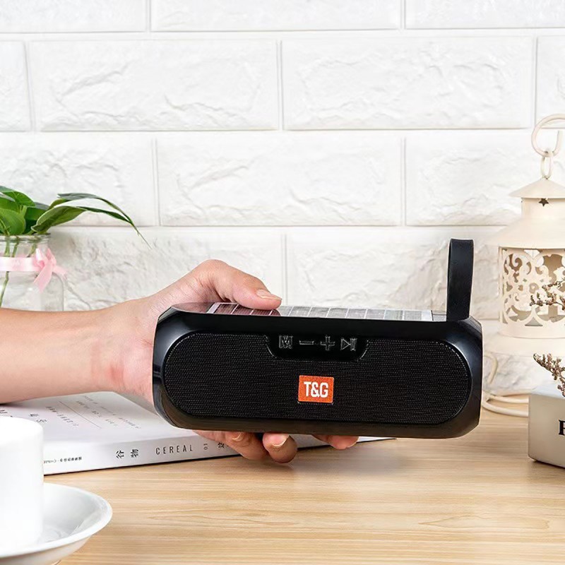 Bal-z  TG182 Güneş Enerjili FM Radyo Özellikli AUX USB Kart Okuyucu Portlu Bluetooth Hoparlör Speaker