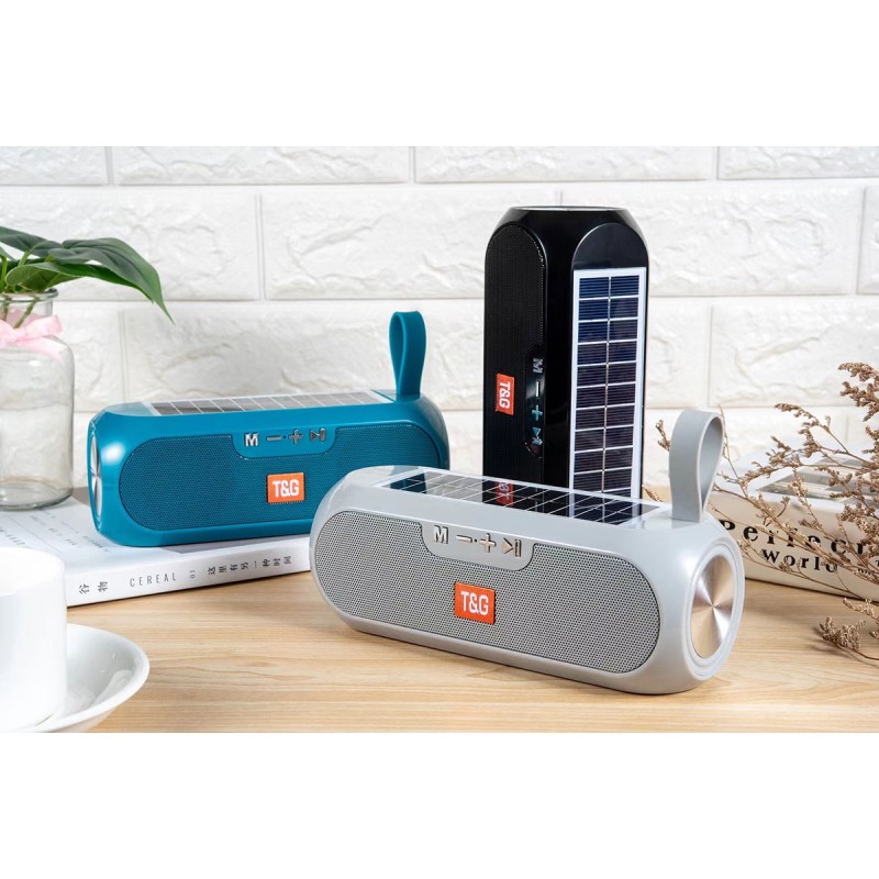 Bal-z  TG182 Güneş Enerjili FM Radyo Özellikli AUX USB Kart Okuyucu Portlu Bluetooth Hoparlör Speaker