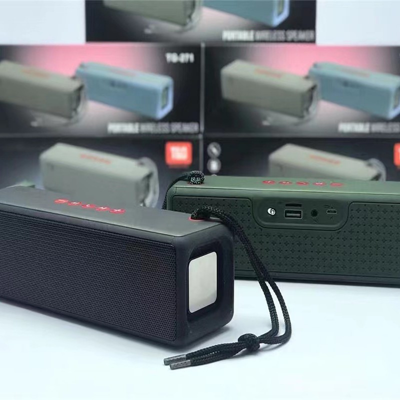 Bal-z  TG271 İp Aksesuarlı FM Radyo Özellikli AUX USB Kart Okuyucu Portlu Bluetooth Hoparlör Speaker