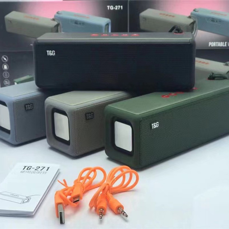 Bal-z  TG271 İp Aksesuarlı FM Radyo Özellikli AUX USB Kart Okuyucu Portlu Bluetooth Hoparlör Speaker