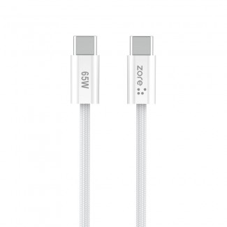 Zore Vol Serisi Type-C to Type-C PD Şarj ve Data Kablosu 65W 3A 1 Metre Zore Vol Serisi Type-C to Type-C PD Şarj ve Data Kablosu 65W 3A 1 Metre