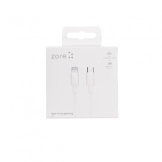 Zore ZR-42 Type-C to Lightning PD Hızlı Şarj Özellikli Data ve Şarj Kablosu 1M Zore ZR-42 Type-C to Lightning PD Hızlı Şarj Özellikli Data ve Şarj Kablosu 1M